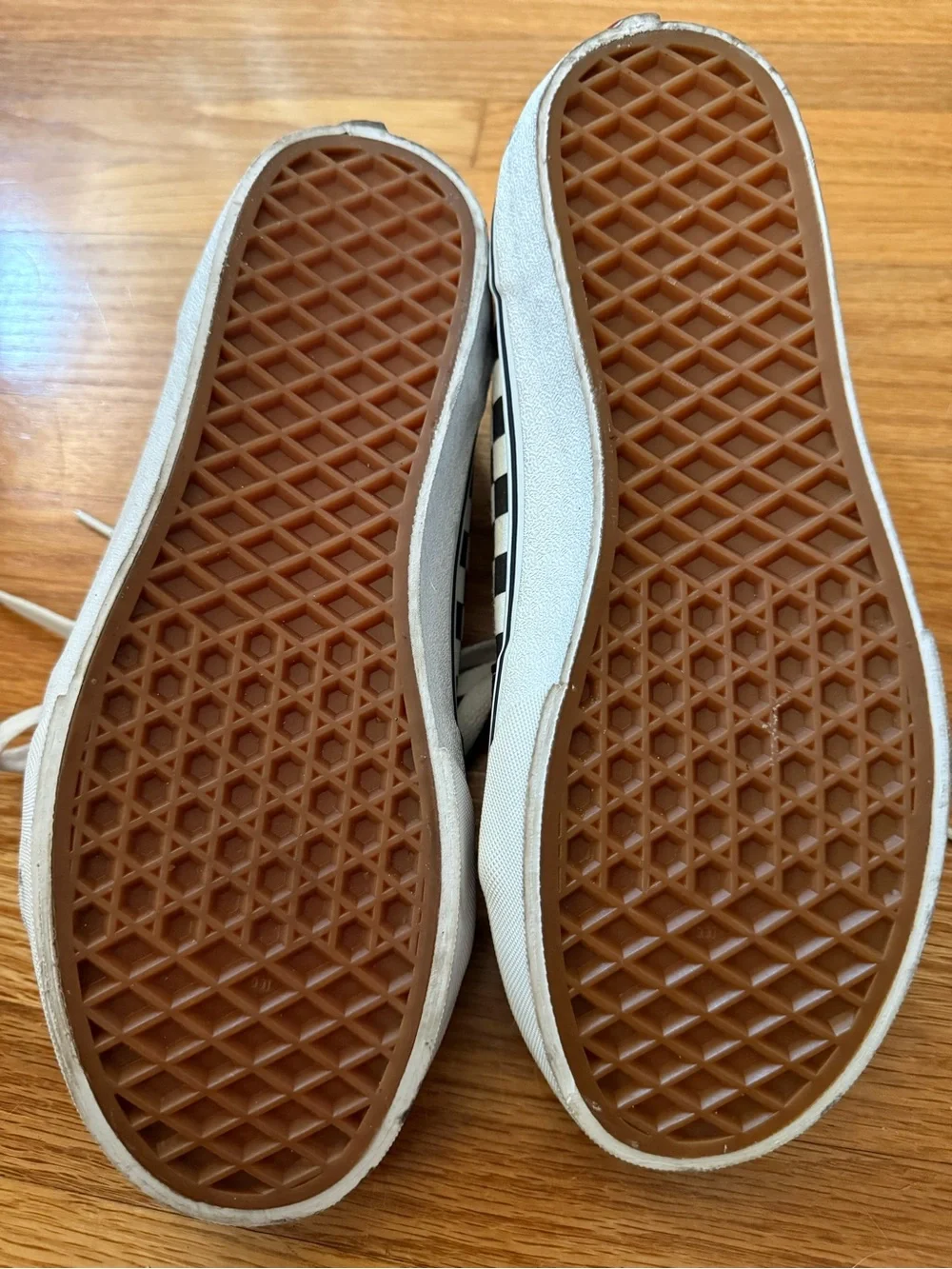 Vans Kids 5.5 B/W Checkerboard Low-Top Sneakers